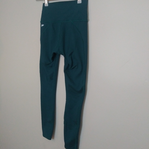 Fabletics High Waisted Solid PowerFlex Teal XXS - Picture 6 of 9